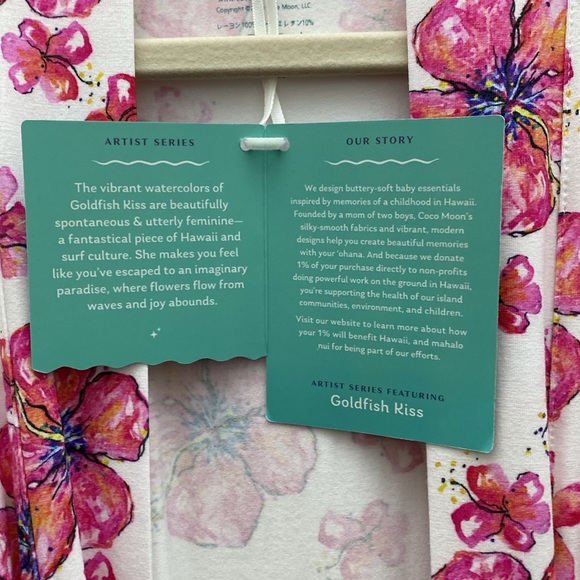 Coco Moon Hawaii Bamboo Mama Robe in Size XS/S (NWT) - Picture 3 of 6